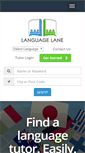 Mobile Screenshot of languagelane.com